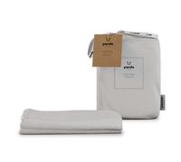 Panda Bamboo Plain White 320TC Kids Fitted Sheet - Cot