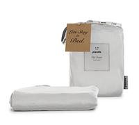 Panda 100% Bamboo Flat Sheet Pure White - Single, White