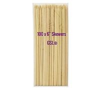 100 Bamboo Skewers - 6"