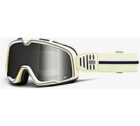 100% Barstow Arno Motocross Goggles, silver mirrored