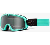 100% Barstow Cardif Motocross Goggles, turquoise, One size