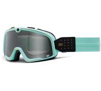 100% Barstow Cardiff Motocross Goggles, turquoise