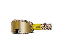 100% Barstow Classic MX Offroad Goggles Roller Miller w/True Gold Lens