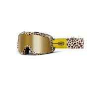 100% Barstow Classic MX Offroad Goggles Roller Miller w/True Gold Lens