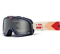 100% Barstow Teluride Motocross Goggles, blue/white/red