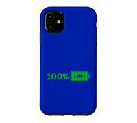 100% Battery -100% Battery I Funny High Energy Percent Case for iPhone 11