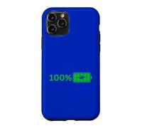 100% Battery -100% Battery I Funny High Energy Percent Case for iPhone 11 Pro