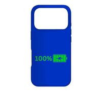 100% Battery -100% Battery I Funny High Energy Percent Case for iPhone 17 Pro