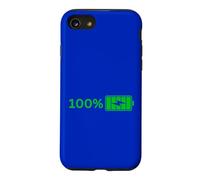100% Battery -100% Battery I Funny High Energy Percent Case for iPhone SE (2020) / 7/8