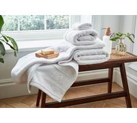 Liddell 100% BCI Cotton 700GSM Bath Sheet in White Liddell White Bath Sheet