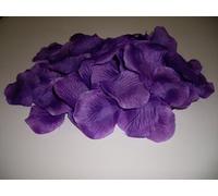 100 Beautiful Dark Purple Premium Quality Silk Rose Petals UK SELLER