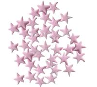 100 Beautiful Edible Sugar Stars; 2cm; Kids Character, Birthday, Wedding, Christmas Cake Cupcake Toppers/Decorations/Sprinkles (Baby Pink)
