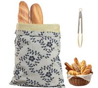 100% Beeswax Bread Bags, Reusable Beeswax Bread Bags for Freezer & Refrigerator, 43cm×33cm Natural Storage Bags for Sourdough & Artisan Loaves (B)