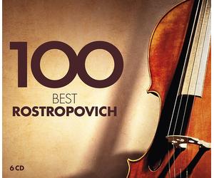 100 BEST ROSTROPOVICH -ROSTROPOWITSCH,MSTISLAV:BACH/BRAHMS/DVORAK/+ 6 CD NEW