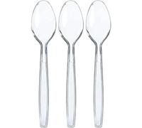 100 Biodegradable Spoons | Reusable Spoons for Indoor and Outdoor Parties