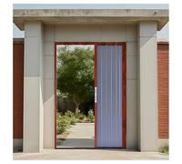 100% Blackout Accordion Door, Aluminum Folding Doors Sliding Window Invisible Applicable Bedroom Room Living Room Doorway
