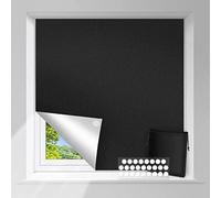 100% Blackout Blind Portable Blackout Blind Stick on Blackout Blinds for Windows Fits Any Size Shape, Temporary Blackout Blinds Curtains for Bedroom Travel RV Car (150 x 200cm)