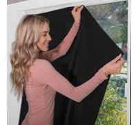 100% Blackout Blind Stick On | Portable & Travel Use | Fits Any Window Size & Shape | VELCRO® Brand Fasteners | Ideal for Portable, Temporary and Bedroom Use