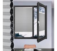 100% Blackout Cellular es for Cordless Honeycomb Pleated Blinds Thermal Ilat Grey Privacy ains Customizable No Drilling 150x170cm (59.1x66.9in)
