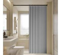 100% Blackout Door Curtain 80 x 125 cm Blackout, Privacy, Room Divider, Privacy, Isolate Oil Smoke Folding Accordion Doors for Bedroom Room Living Doorway, Grey