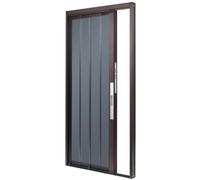 100% Blackout Folding Accordion Door Curtains for Bedroom & Living Room Gray Sliding Closet Doors 1110x2030mm Perfect for Doorways & Windows Stylish Privacy Solution