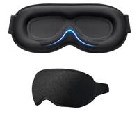 100% Blackout Sleep Masks for Women & Men - Zero Pressure Sleeping Eye Mask- Ergonomic Design 3D Cutout Eye Movement Friendly, Ultra Soft & Comfortable for Nap/Travel