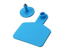 100 Blank Large/Small Ear Tags Livestock Cattle Ear Tags Suitable for Goats, Sheep, Pigs, Dairy Cows, Cattle Livestock PE Material Blue small200pcs