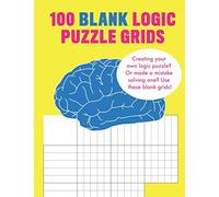 100 Blank Logic Puzzle Grids