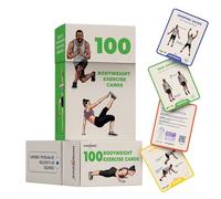 100+ Bodyweight Exercise Flashcards for Home Workout - PhysioSpace’s All in One Exercise Cards & Game Deck for Every Fitness Level with Video Tutorials (No Equipment Needed)