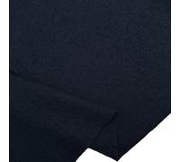 100% Boiled Wool Fabric Plain Colours - 142cm Wide - Soft & Durable Material - BWL012 - Navy - Fat Quarter