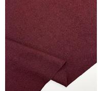 100% Boiled Wool Fabric Plain Colours - 142cm Wide - Soft & Durable Material - BWL017 - Wine - Fat Quarter