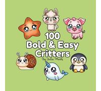 100 Bold & Easy Critters: Cute & Cozy Adult Coloring Book, Cozy Critters Coloring Book, Stress Relief Coloring Book, Popular Coloring Books for ... Coloring Books, Cute Animal Coloring Book