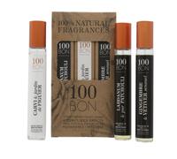 100 Bon Perfumes 100% Natural Vegan Unisex Fragrances Giftset 3 x 15ml - NEW