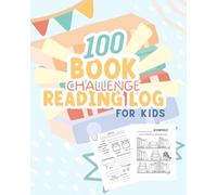 100 Book Challenge Reading Log For Kids