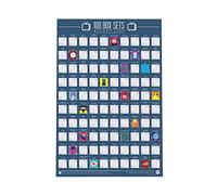 100 Box Sets Bucket List Scratch Off Poster