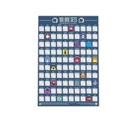 100 Box Sets Bucket List Scratch Off Poster