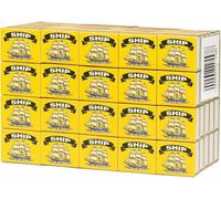 100 Boxes of Ship Safety Matches (10 Packs of 10 Boxes) for Cooking, Candles, BBQ & Emergency Use, Reliable Fire Starters, Camping Matches for Wood Burners, Fire Pits & Ovens - by ANGIX