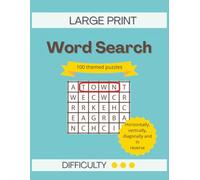 100 Brain-Boosting Puzzles from Easy to Hard | Large Print for Adults & Elderly| Fun & Relaxing Word Hunts: A Global Journey Through Words, Wonders, and Whimsy (Word search book for grown ups)