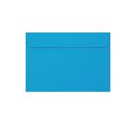 100 Bright Blue C5 (to fit A5) Envelopes - 162mm x 229mm - Straight Wallet Flap Peel/Seal Blue Coloured Envelopes - 120gsm Clariana Paper - to Fit A5 Inserts / A4 Folded