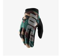 100% Brisker Cold Weather Adult Gloves (Black, Neon Yellow, Orange, Camo, White)