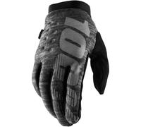 100% Men BRISKER Cold Weather Glove Gloves - Heather Grey, XL
