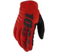100% Brisker Cold Weather Gloves Red