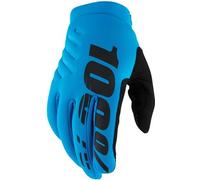 100% Brisker Cold Weather Long Finger Cycling Gloves Turquoise