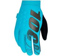 100% Brisker Cold Weather Gloves - Turquoise / Medium
