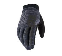 100% Brisker Cold Weather Mountain Bike Gloves Stripe - Heather Grey