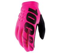 100percent Brisker Off-road Gloves Pink L / Short Man