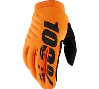 100% Brisker Gloves | Full Finger Waterproof Winter Cycling Gloves, Insulated, Windproof, Anti-Slip Mountain Bike Gloves | Racing, MTB, Riding, Cycling | S-XXL
