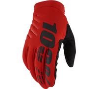 100% Gloves Brisker Off-Road – Cold Weather – Red L Short Men