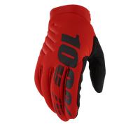 100percent Brisker Off-road Gloves Red 2XL / Short Men
