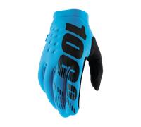 100percent Brisker Off-road Gloves Blue L / Short Men